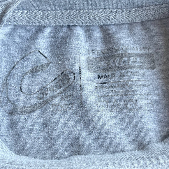 Civilized Shirt Mens Small Gray Embroidered Show No Love Short Sleeve - Picture 8 of 14